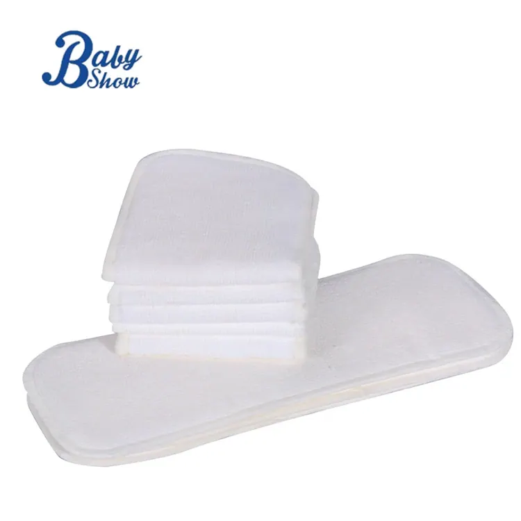Microfiber cloth diaper inserts
