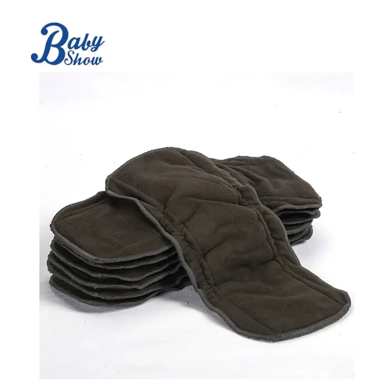 Bamboo-charcoal cloth diaper inserts