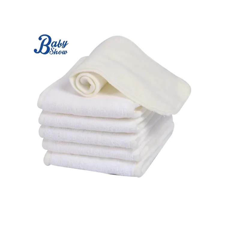 Microfiber cloth diaper inserts